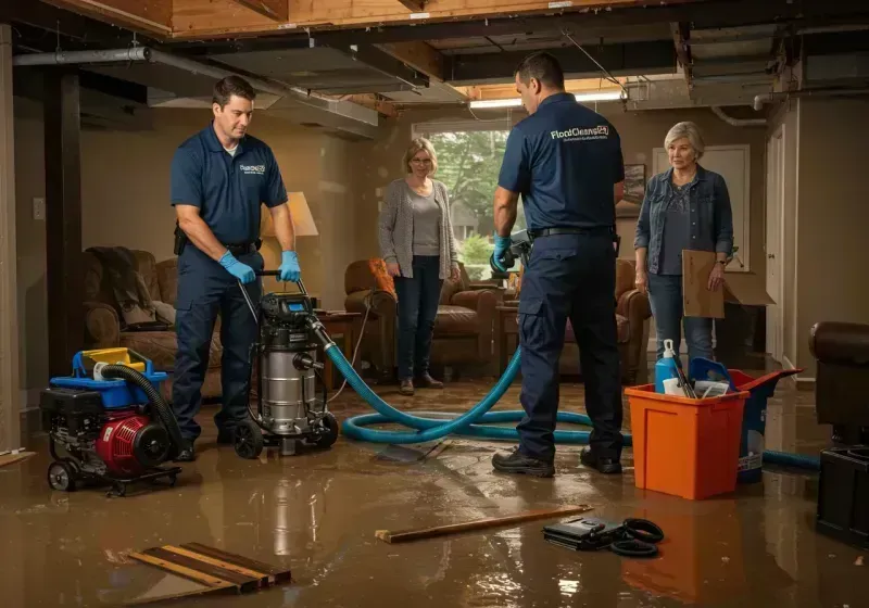 Basement Water Extraction and Removal Techniques process in Craig Beach, OH